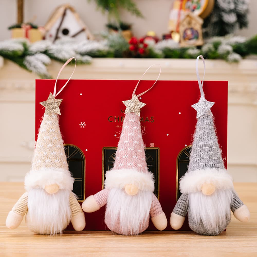 Assorted 2-Piece Faceless Gnome Hanging Widgets