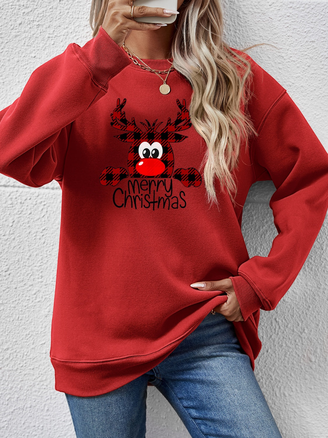 MERRY CHRISTMAS Graphic Sweatshirt