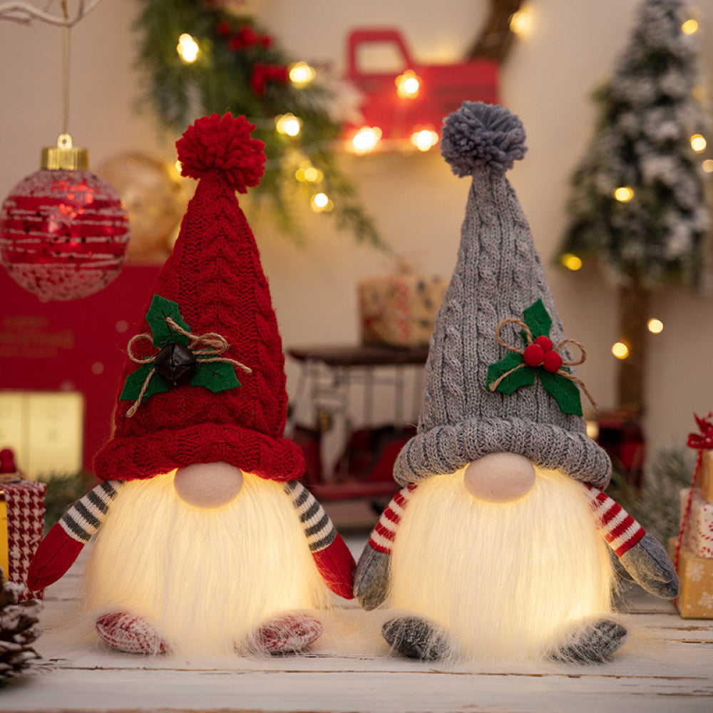 Light-Up Short Leg Faceless Gnome