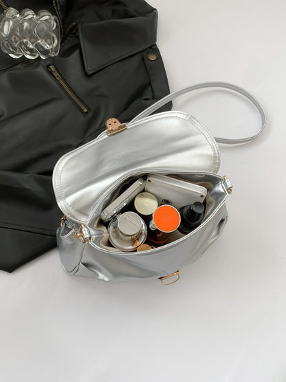 PU Leather Adjustable Strap Crossbody Bag