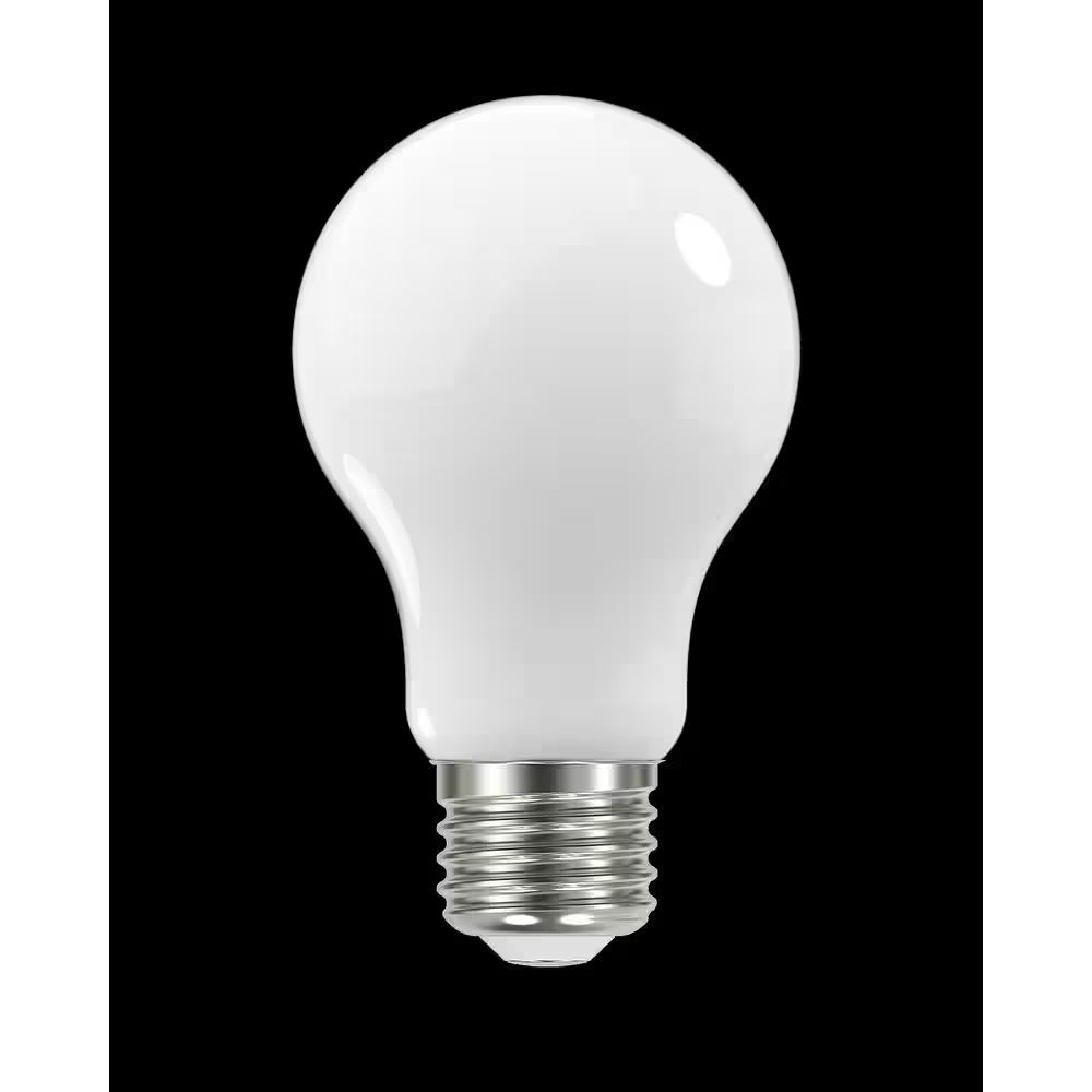 60-Watt Equivalent A19 Dimmable CEC Frosted Glass Filament LED Light Bulb Bright White (2-Pack)