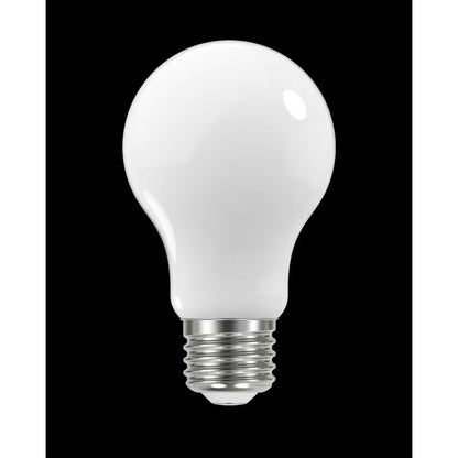 60-Watt Equivalent A19 Dimmable CEC Frosted Glass Filament LED Light Bulb Bright White (2-Pack)