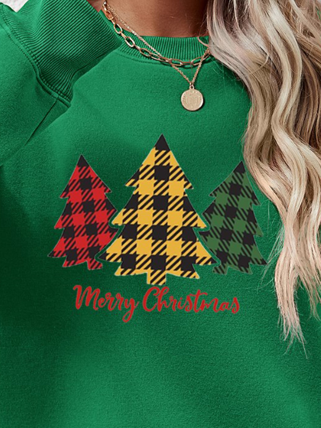 MERRY CHRISTMAS Dropped Shoulder Sweatshirt