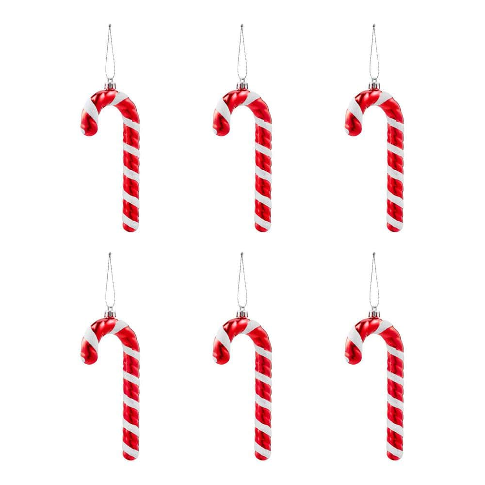 Sweet Sticks of Holiday Joy: 6.5 Inches of Candy Cane Shenanigans (6-Pack)