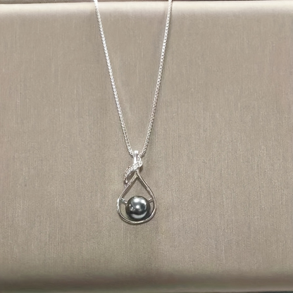 "Gifts for Women Wife-Tahitian-Black-Pearl-Necklace-Gift for  Wife Wedding Birthday Anniversary Jewelry-Mom Girlfriend Her  Mothers Day Gifts for Mom Women Valentines Day Christmas Day Gifts"