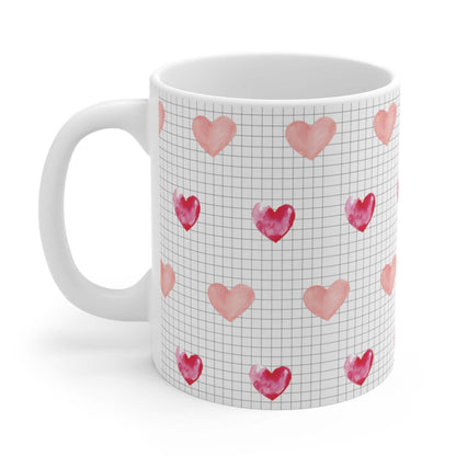 Floating Hearts Logo Mug