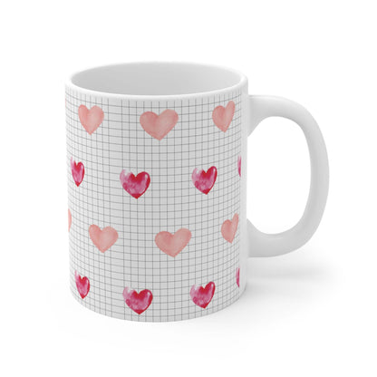 Floating Hearts Logo Mug