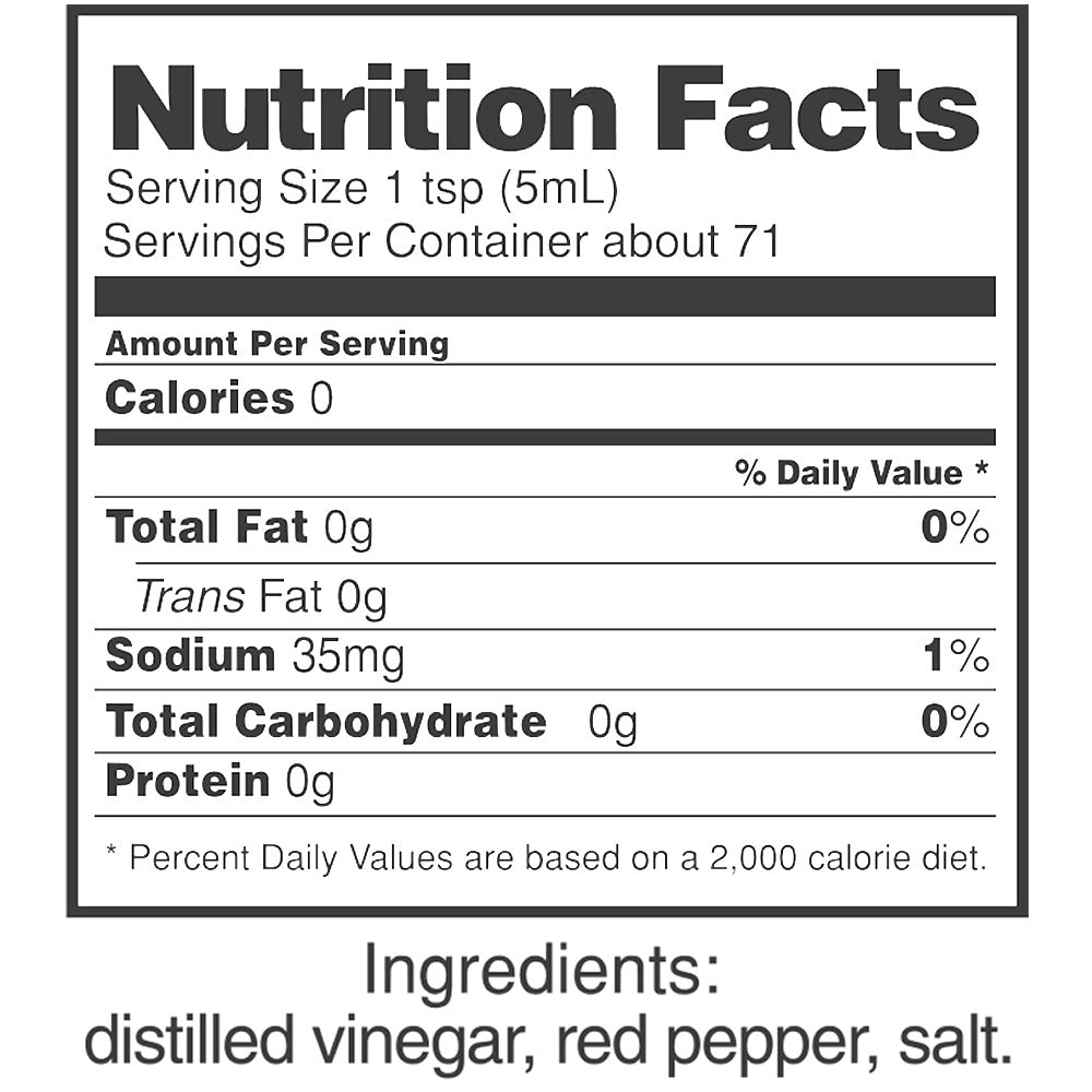 Pepper Sauce, Original, 12 Fl Oz