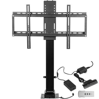 VEVOR Motorized TV Lift Stroke Length 35 Inches Motorized TV Mount Fit for 32-65 Inch TV Lift with Remote Control Height Adjustable 28.7-64.2 Inch,Load Capacity 154 Lbs