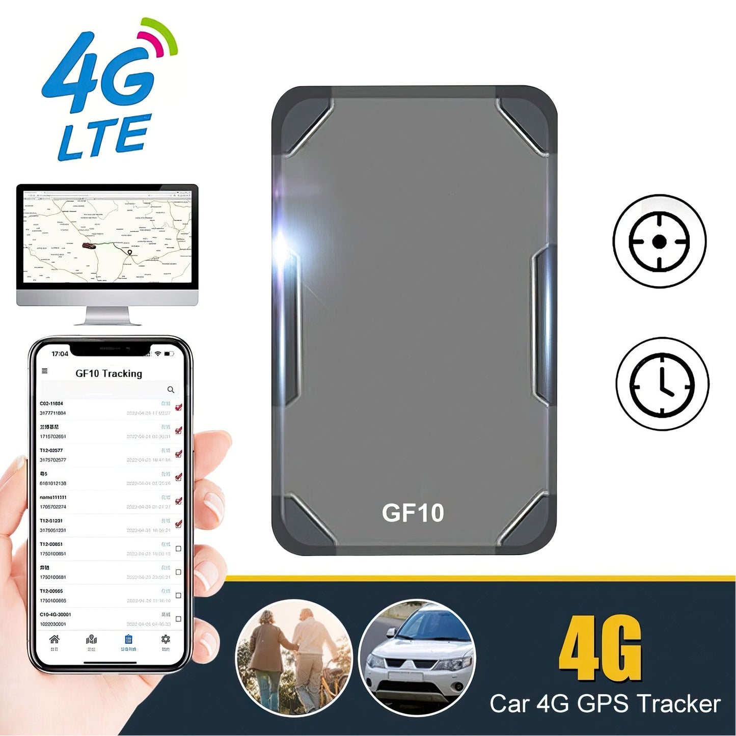 GPS Tracking Device Real Time Tracker Activate w/ Celllular Phone