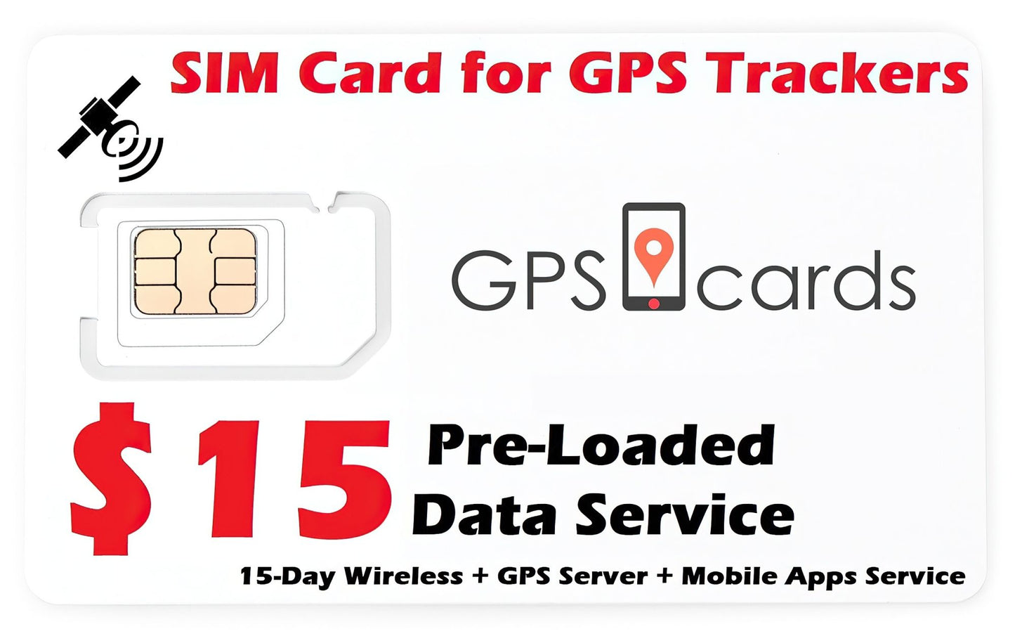 Tracki GPS Tracking SIM Card - Mobile Apps - Google Maps - No Contacts