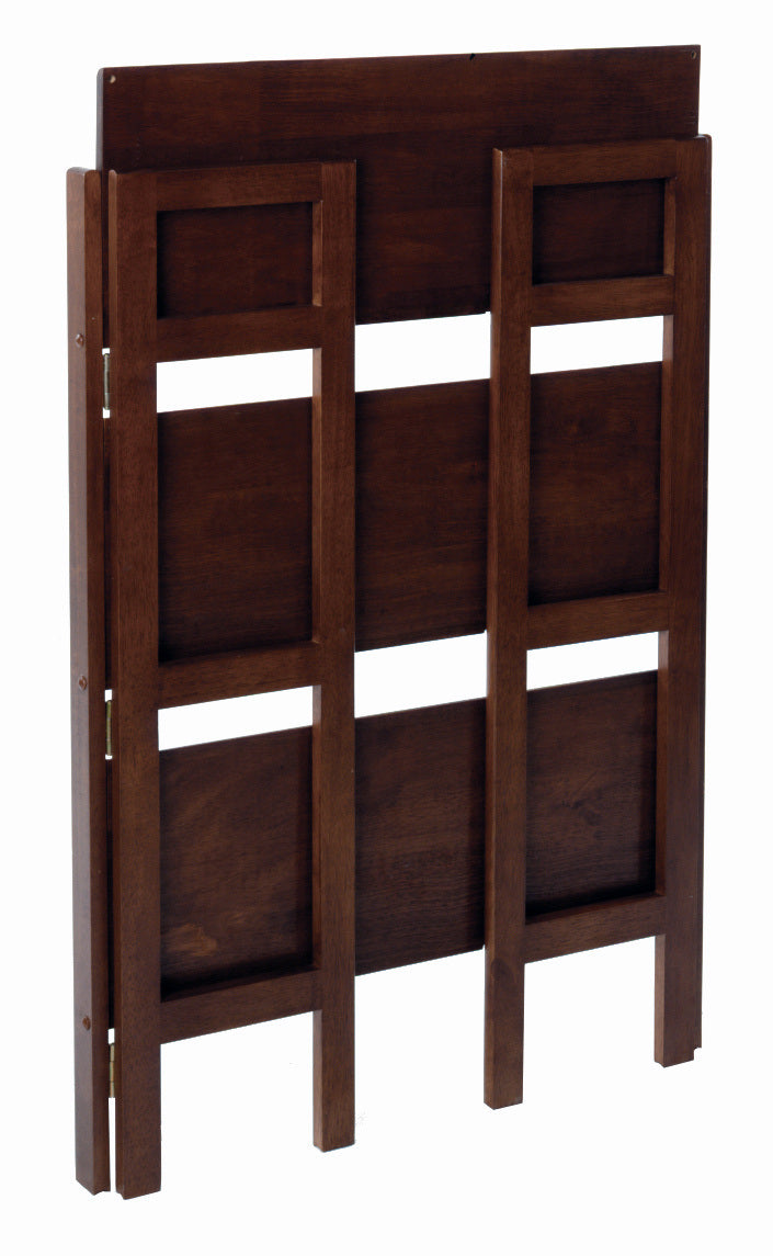 Terry Folding Bookcase Walnut