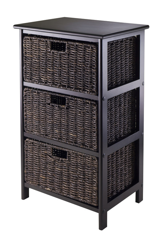 Omaha Storage Rack with 3 Foldable Baskets