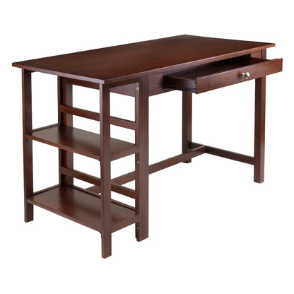 Velda Writing Desk with 2 Shelves