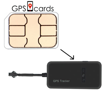 Prepaid Sim Card for Spytec GPS GL300 Vehicles Car Truck RV Equipment Tracker