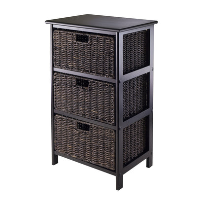 Omaha Storage Rack with 3 Foldable Baskets