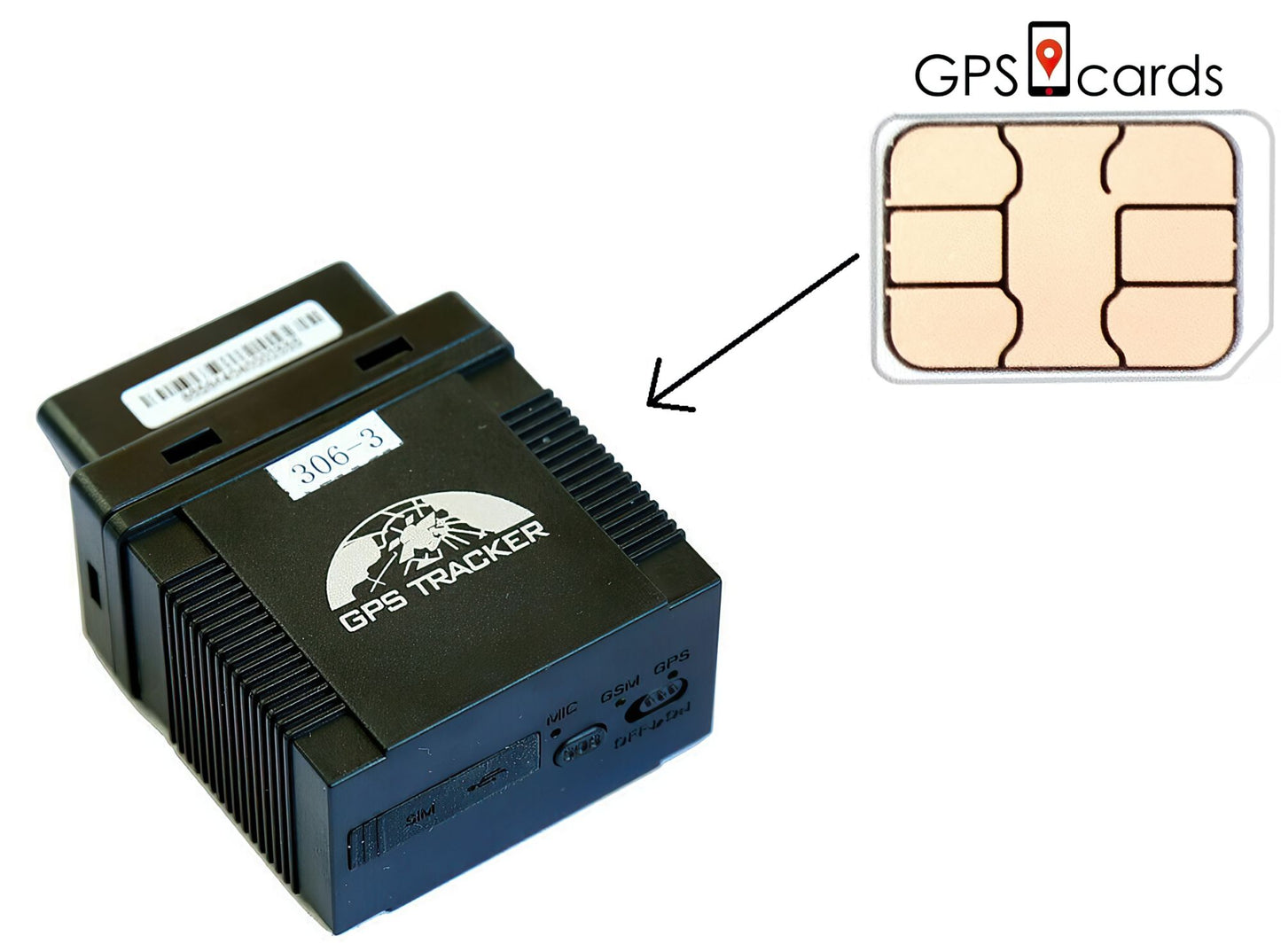 GPS.cards SIM for Megastek GVT-900 Bike GPS Tracker + Real-time GPS Tracking