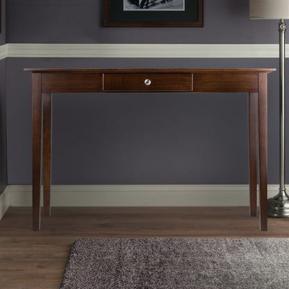 Rochester Console Table with one Drawer; Shaker