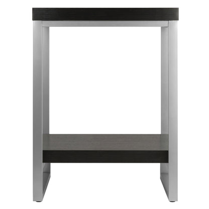 Jared End Table; Enamel Steel Tube