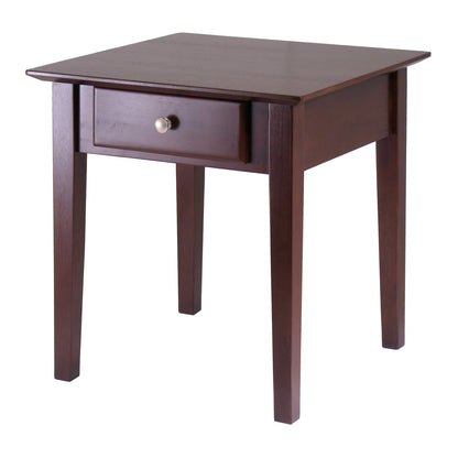 Rochester End Table with one Drawer; Shaker