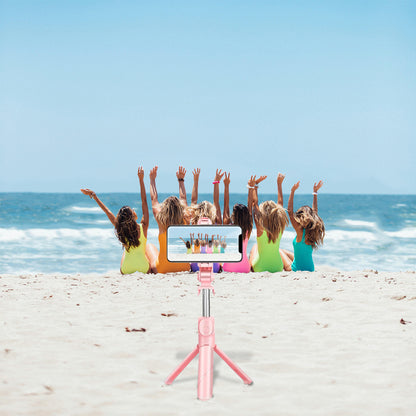 High Low  Retractable Selfie Tripod With Remote