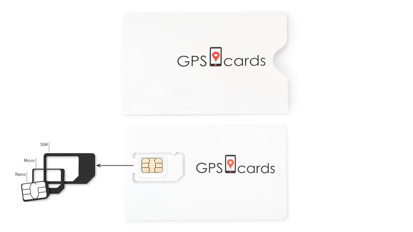 Global GPS Tracker Prepaid $15 SIM with Unlimited Connection & Apps