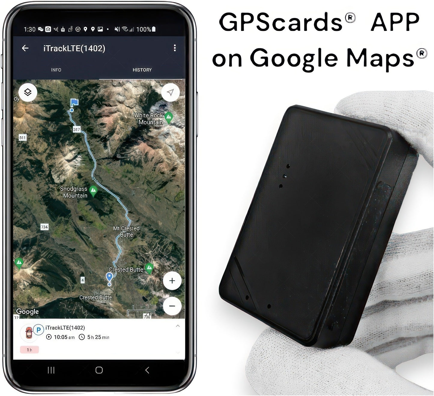 Secret Agent Real Time GPS Tracking Device Recon Phone Started