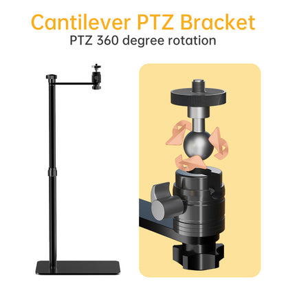 Video Projector Tripod Floor Projector Support Stand Metal Holder Adjustable 360 Rotating for Home Film Projector Bracket