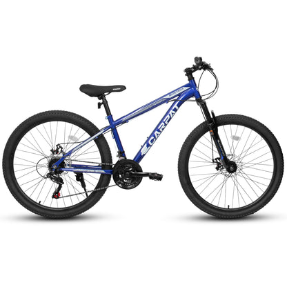 A2610 26 inch Mountain Bike 21 Speeds, Suspension Fork, Steel Frame Disc-Brake for Men Women Bicycle Adlut Bike