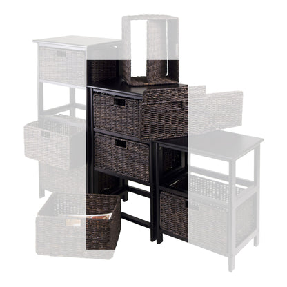 Omaha Storage Rack with 3 Foldable Baskets