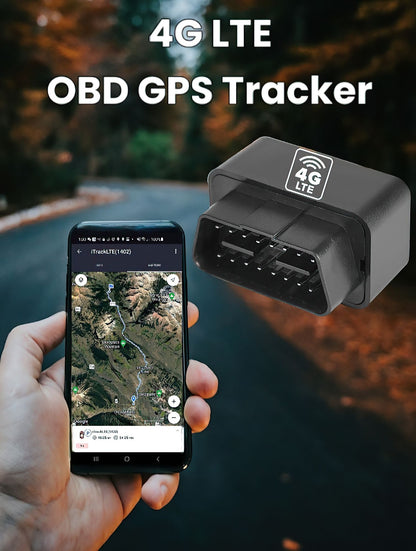 OBD2 GPS Tracker Real Time Vehicle Tracking Device 4G OBD II Car + $5 SIM