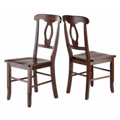 Renaissance 2-Pc Set Key Hole Back Chairs